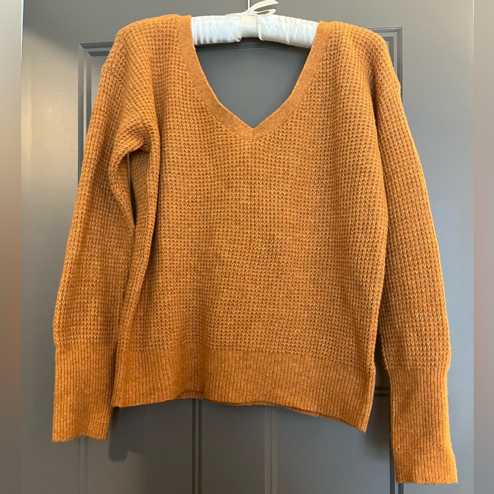 Anthropologie Maeve Cross Back Sweater